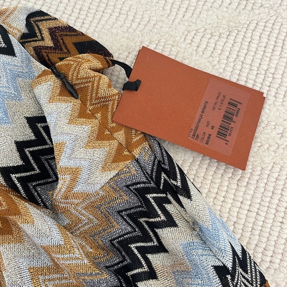 MISSONI Ruched Mini Dress in Multi Brown Shades - Picture 13 of 15